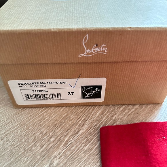 Christian Louboutin nude decolette 554 - Picture 6 of 9